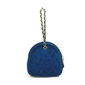 CHANEL Blue Logo Bag